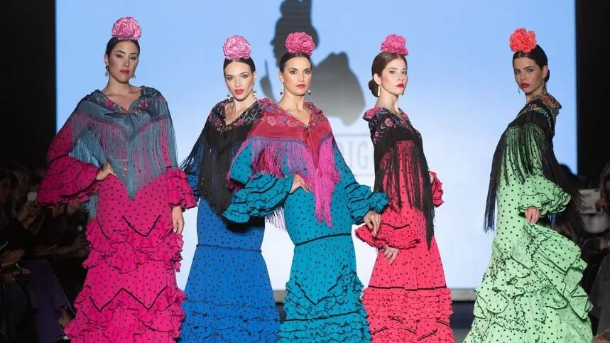 Las modelos de 'We Love Flamenco' Las modelos de 'We Love Flamenco'