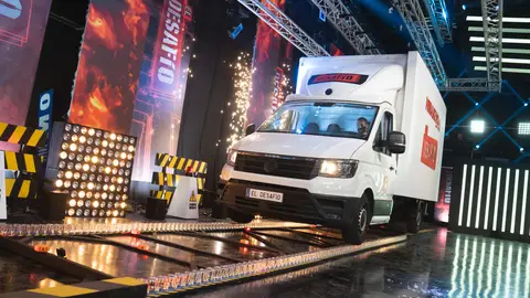 La tensión de Jorge Blanco sobre cristales subido a un camión en ‘El Desafío’ La tensión de Jorge Blanco sobre cristales subido a un camión en ‘El Desafío’