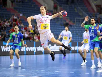 Un momento del España vs Eslovenia del Mundial de balonmano Un momento del España vs Eslovenia del Mundial de balonmano
