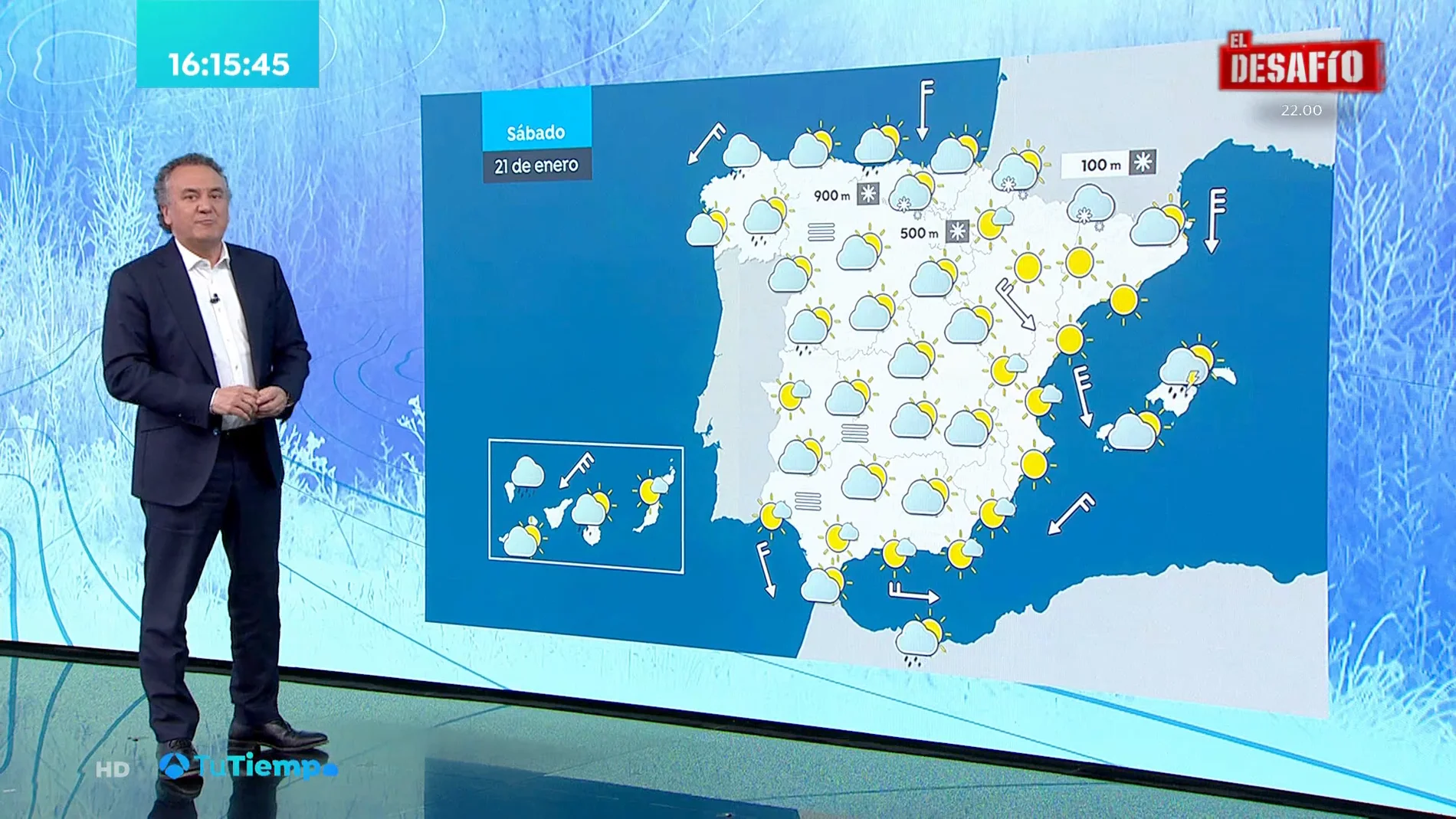 Tu Tiempo (20-01-23) Acumulaciones significativas de nieve y heladas fuertes en Pirineos