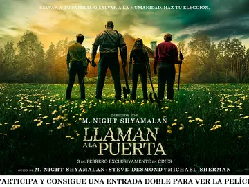 CONCURSO: Consigue una entrada doble para ver en cines 'Llaman a la puerta', el nuevo terror de M. Night Shyamalan CONCURSO: Consigue una entrada doble para ver en cines 'Llaman a la puerta', el nuevo terror de M. Night Shyamalan