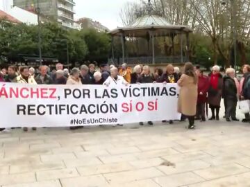 Concentración contra la rebaja de penas por la ley del 'sí es sí' en Ferrol