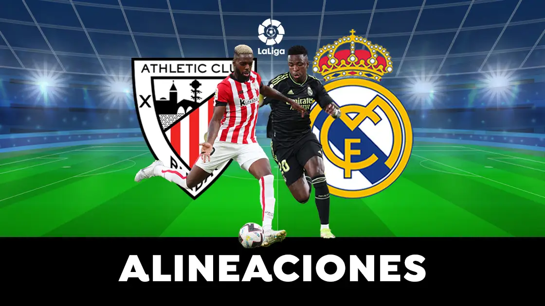 Alineación del Real Madrid hoy ante el Athletic de Bilbao en el partido de LaLiga Alineación del Real Madrid hoy ante el Athletic de Bilbao en el partido de LaLiga