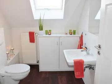 Imagen de archivo de un baño Imagen de archivo de un baño