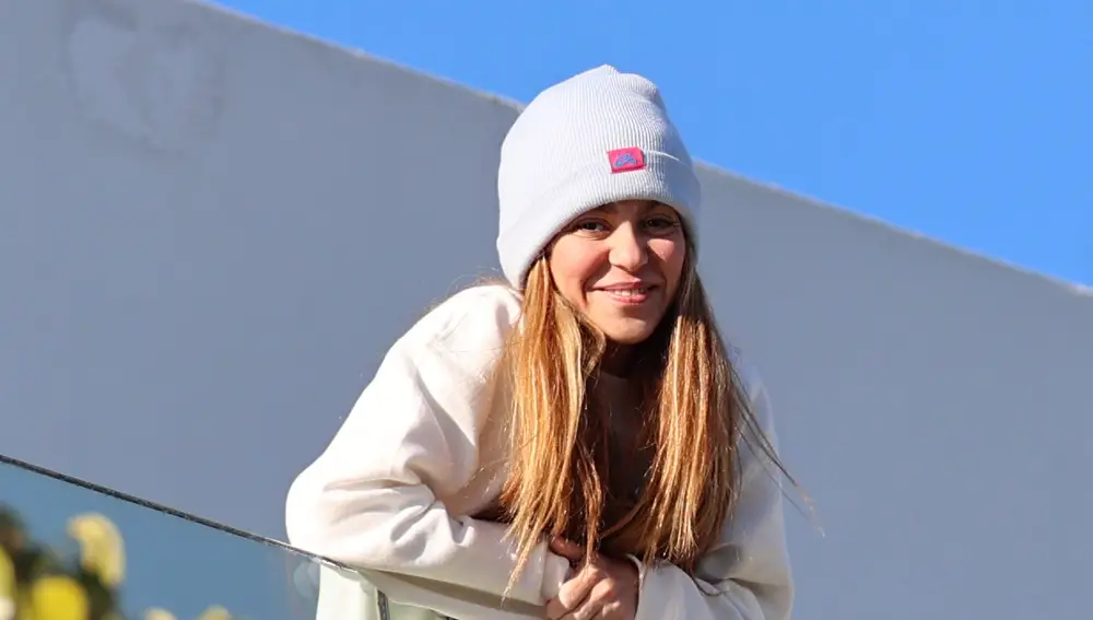 Shakira, en el balcón de su casa