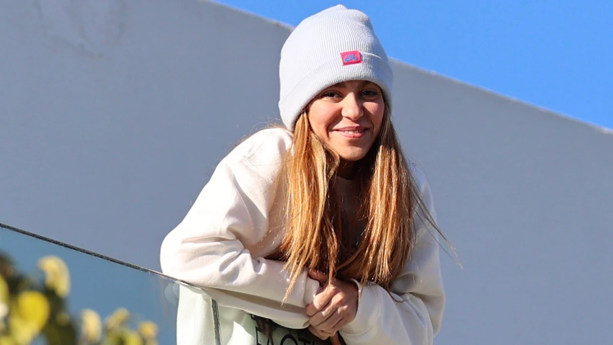 Shakira, en el balcón de su casa Shakira, en el balcón de su casa