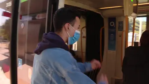 Mascarilla en transporte público Mascarilla en transporte público