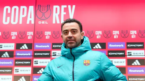 Xavi Hernández, en rueda de prensa Xavi Hernández, en rueda de prensa