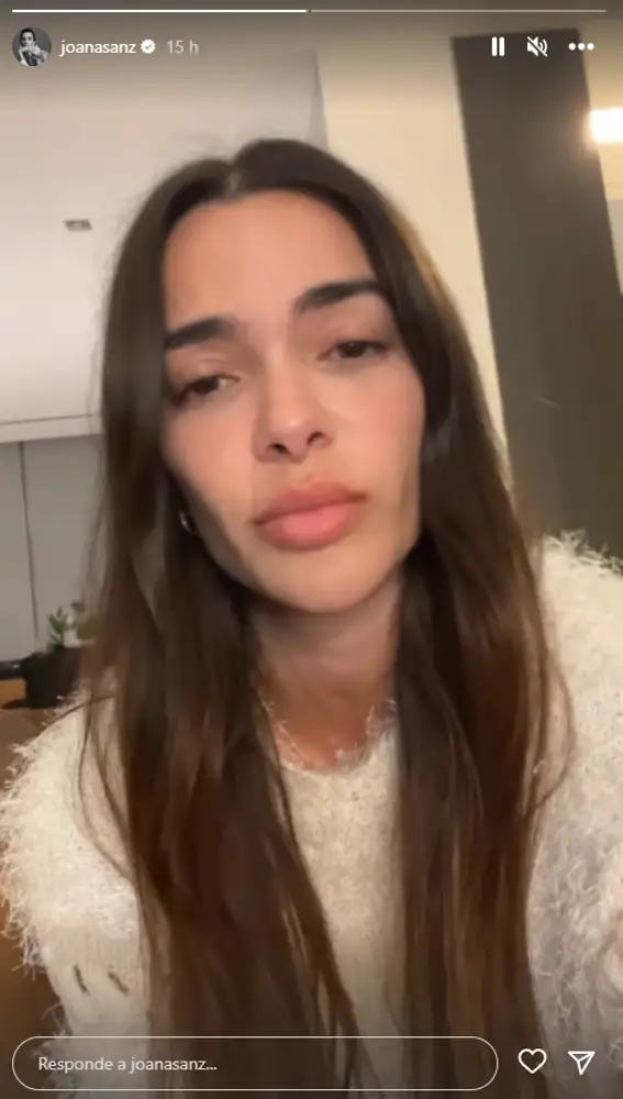 Joana Sanz agradece todos los mensajes que ha recibido Joana Sanz agradece todos los mensajes que ha recibido
