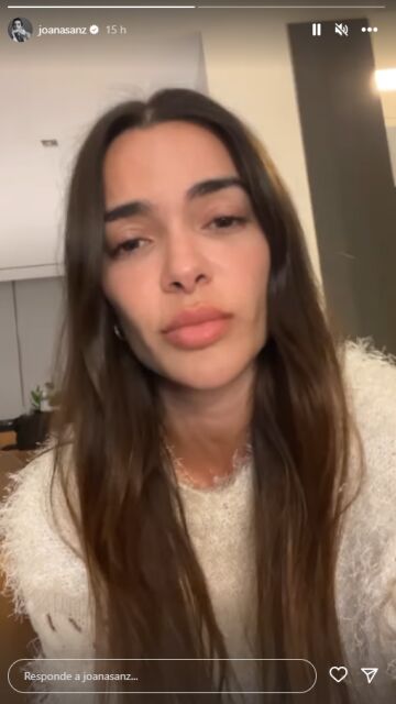 Joana Sanz agradece todos los mensajes que ha recibido 