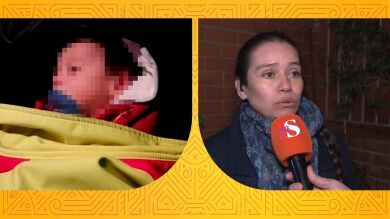 Ana cuidó al bebé abandonado en plena calle: 