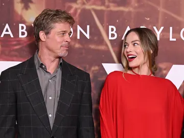 Brad Pitt y Margot Tobbie Brad Pitt y Margot Tobbie