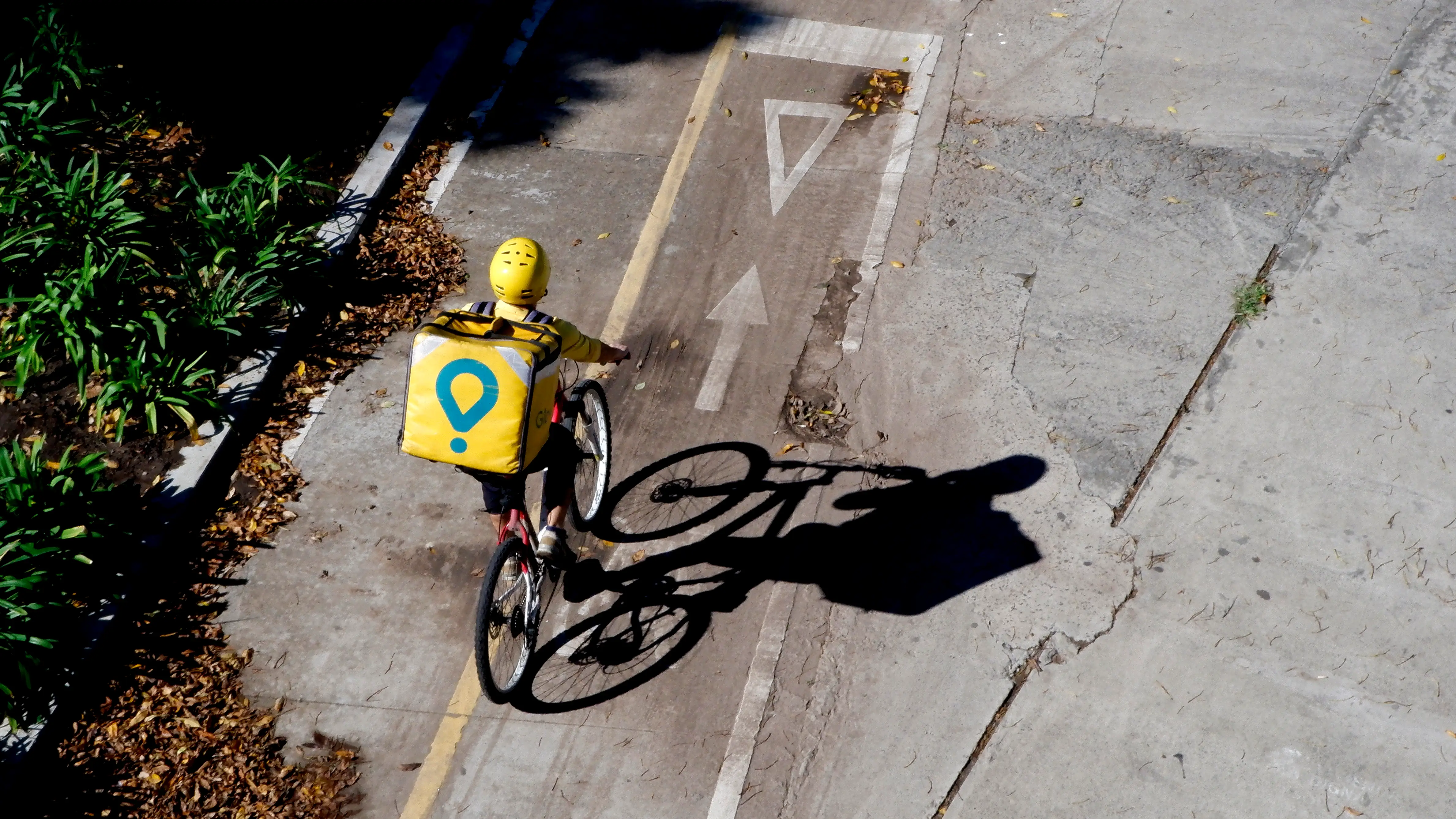 Un repartidor de Glovo Un repartidor de Glovo