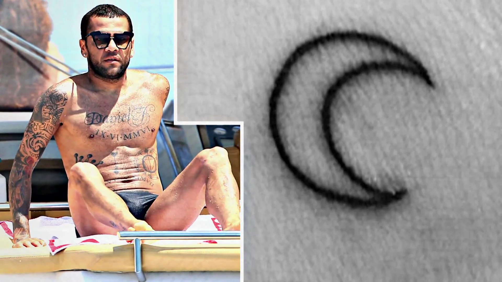 El tatuaje clave en la identificación de Alves por parte de la víctima El tatuaje clave en la identificación de Alves por parte de la víctima