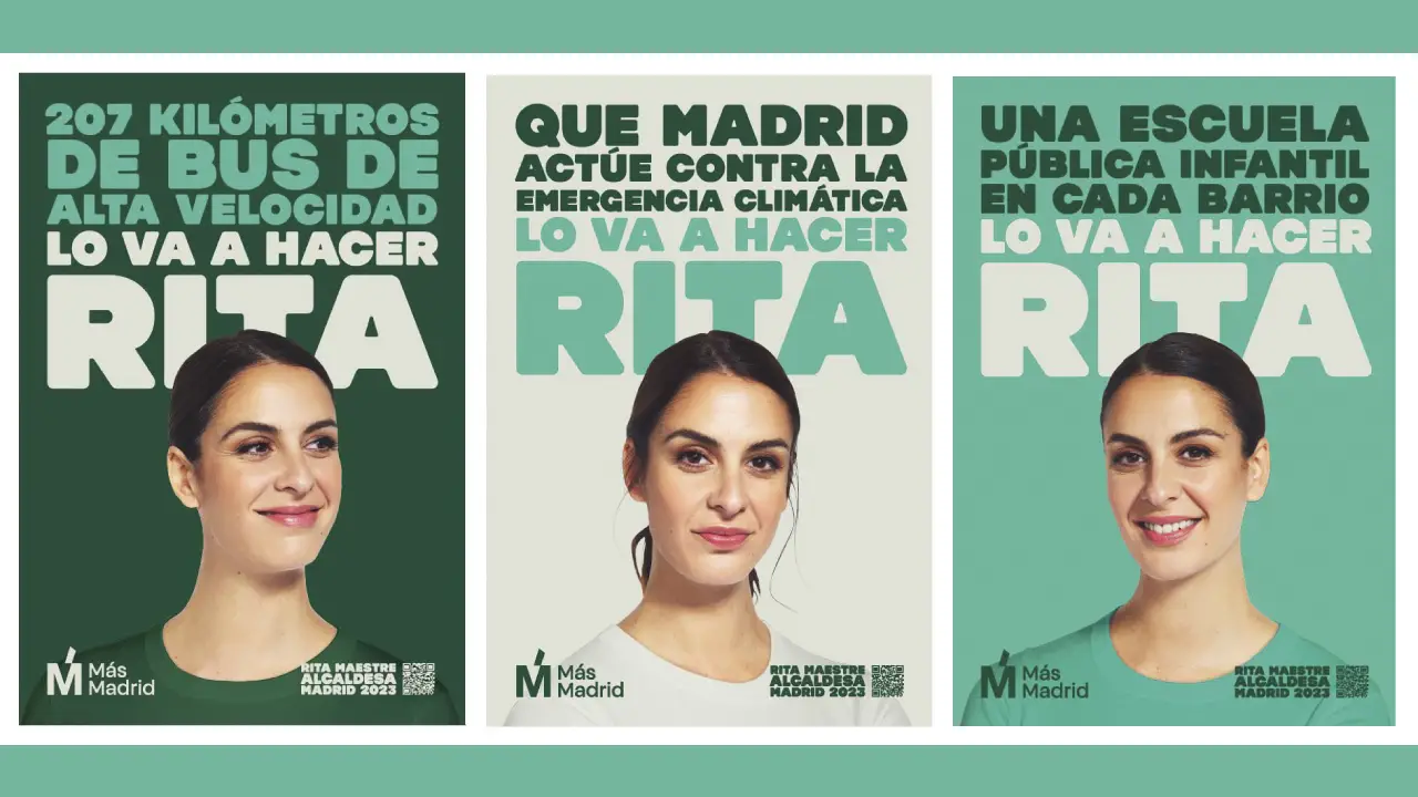 Cartel de Rita Maestre Cartel de Rita Maestre