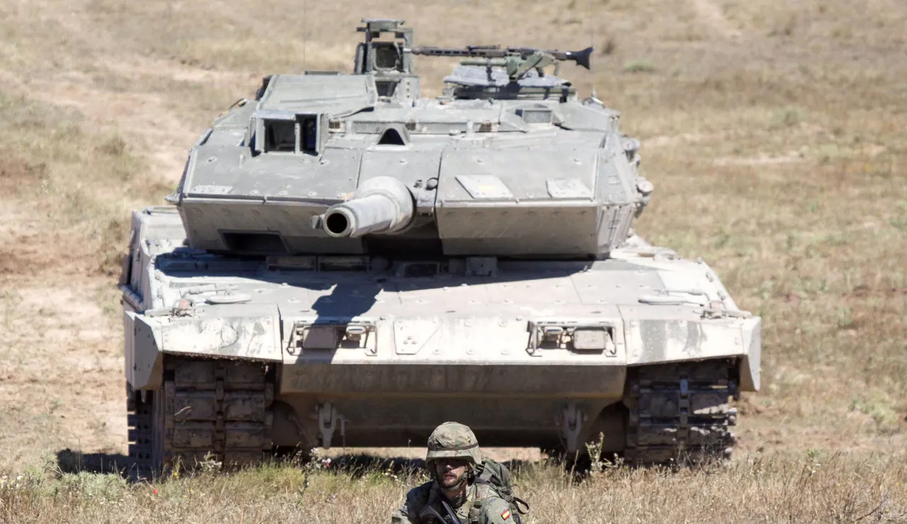 Un tanque Leopard 2