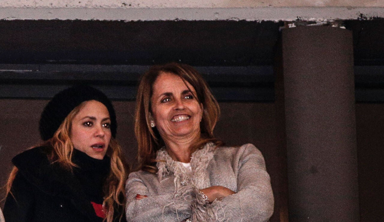 Shakira y su suegra Montserrat Bernabeu