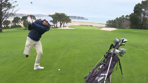 Juan Postigo, en el Circuito Europeo de Golf Adaptado Juan Postigo, en el Circuito Europeo de Golf Adaptado