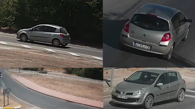 El coche del hombre desaparecido, al salir de Manzanares El coche del hombre desaparecido, al salir de Manzanares