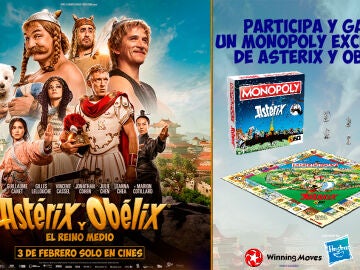 Concurso: Consigue un Monopoly exclusivo con el estreno de 'Astérix y Obélix: El Reino Medio'
