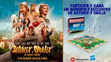 Concurso: Consigue un Monopoly exclusivo con el estreno de 'Astérix y Obélix: El Reino Medio'
