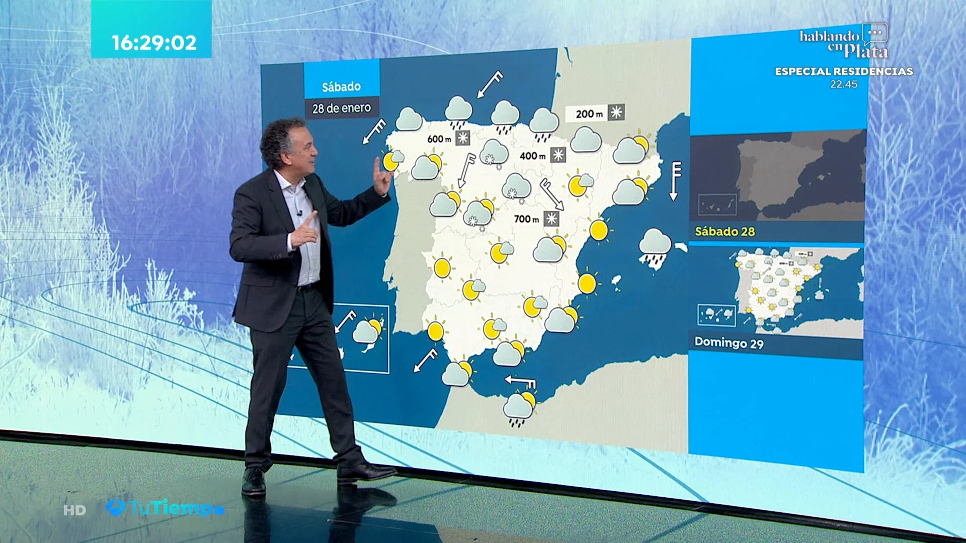La previsión del tiempo con Roberto Brasero La previsión del tiempo con Roberto Brasero
