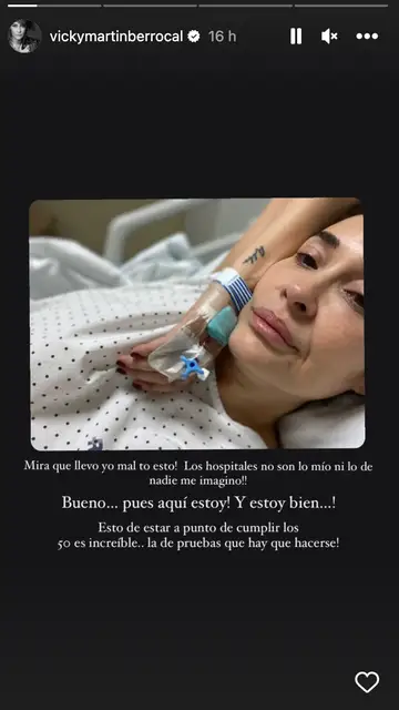 Vicky Martín Berrocal acude al hospital a realizarse unas pruebas médicas Vicky Martín Berrocal acude al hospital a realizarse unas pruebas médicas