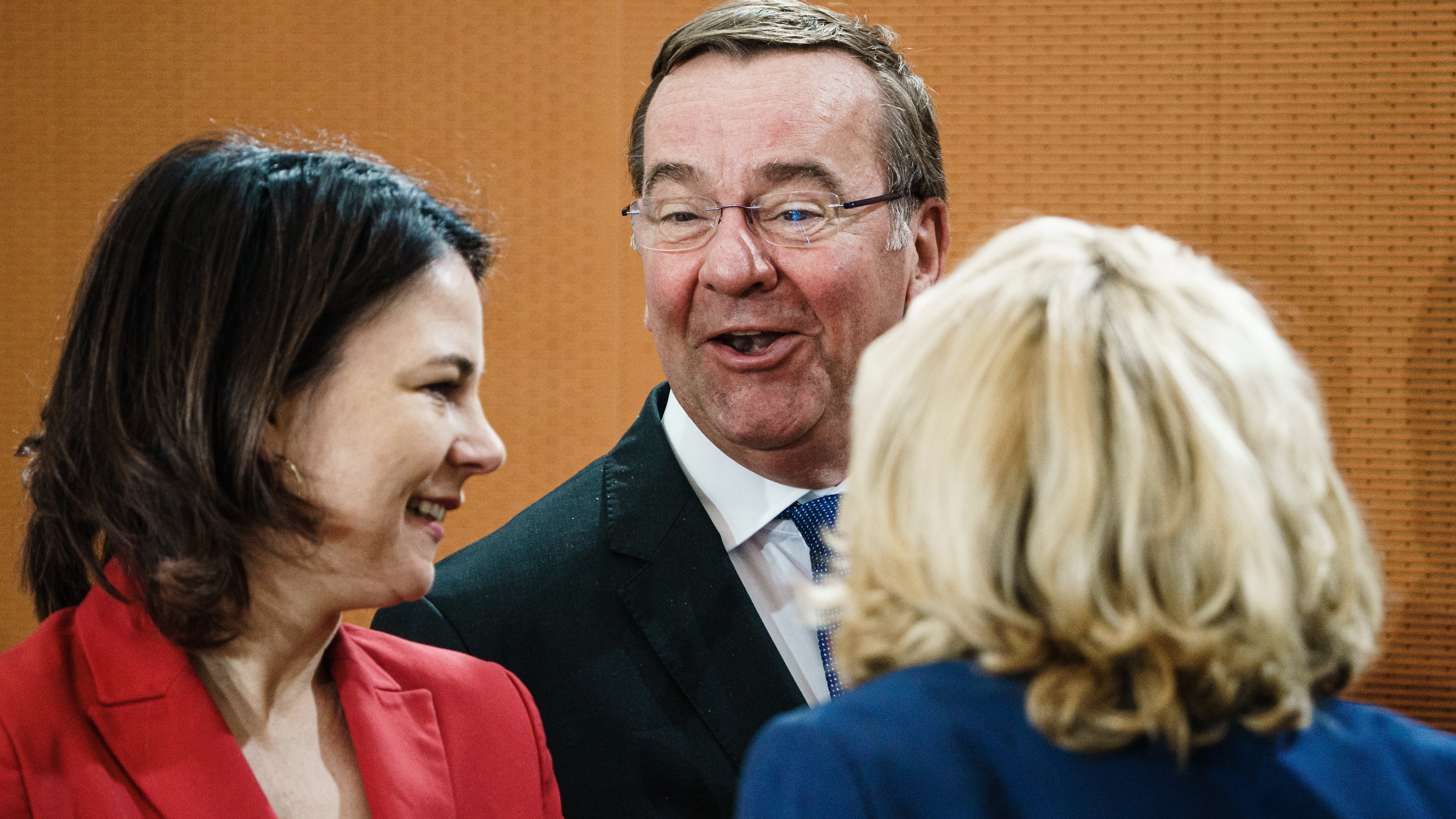 El ministro de Defensa alemán, junto a la ministra de Exteriores alemana El ministro de Defensa alemán, junto a la ministra de Exteriores alemana