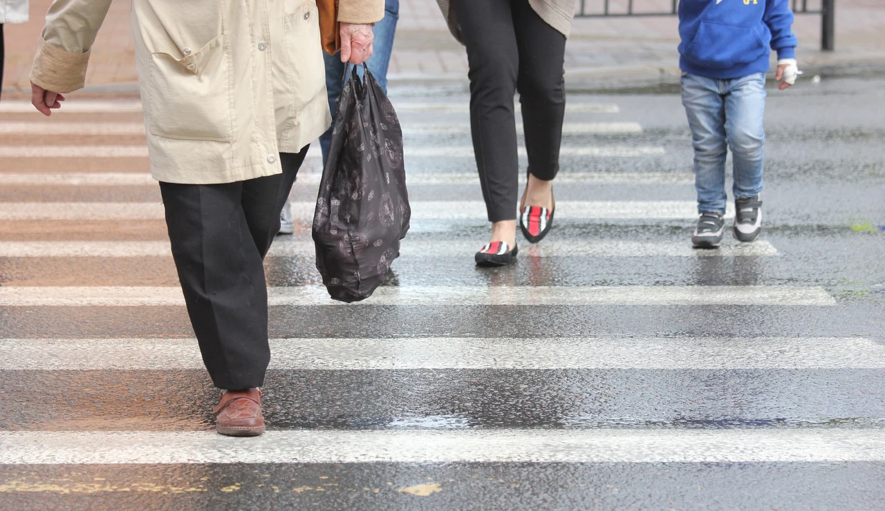 Imagen de archivo de un paso de peatones