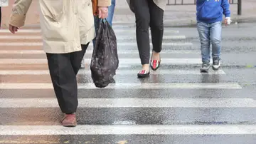 Imagen de archivo de un paso de peatones