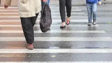 Imagen de archivo de un paso de peatones