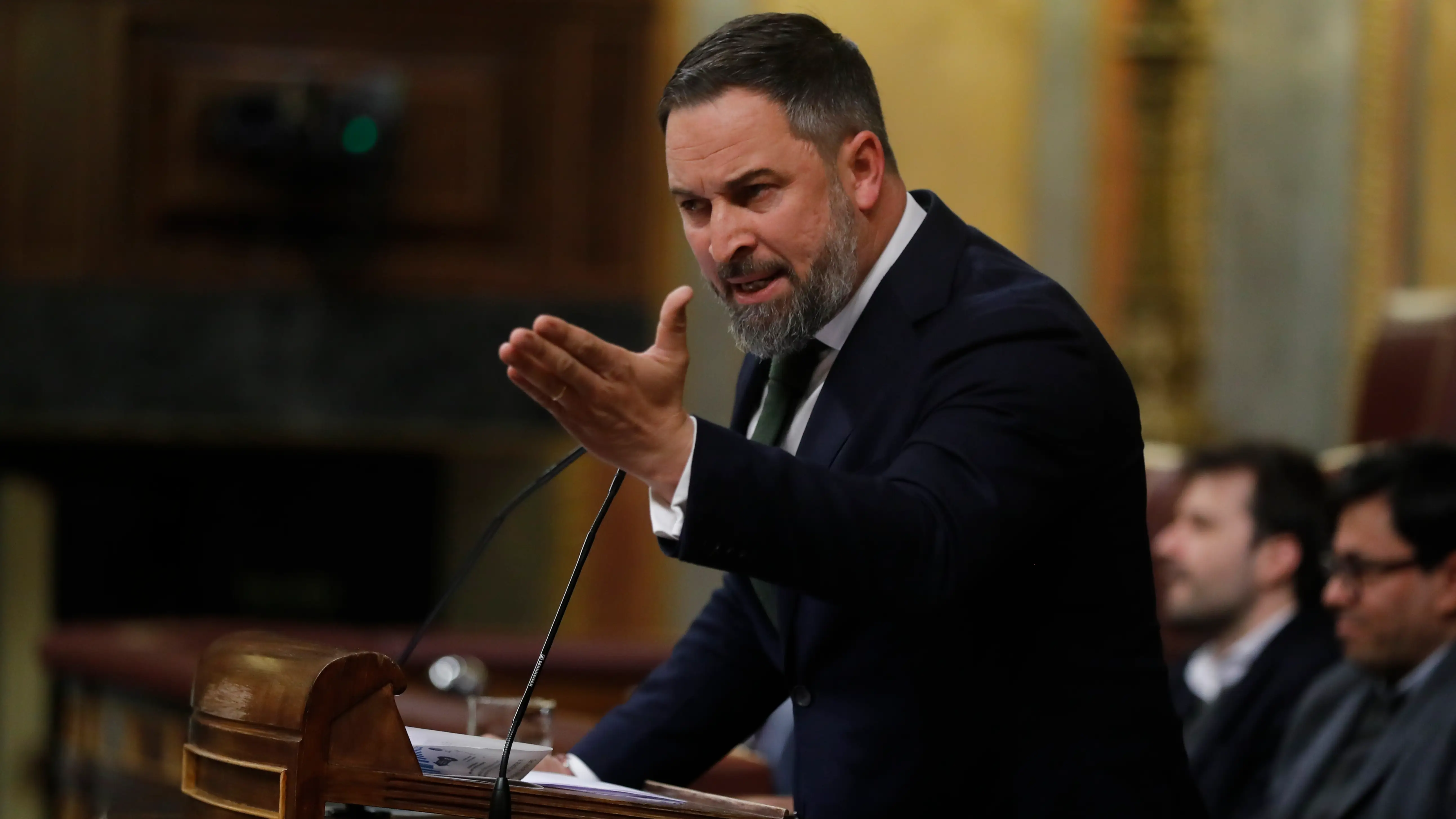 El líder de Vox, Santiago Abascal El líder de Vox, Santiago Abascal
