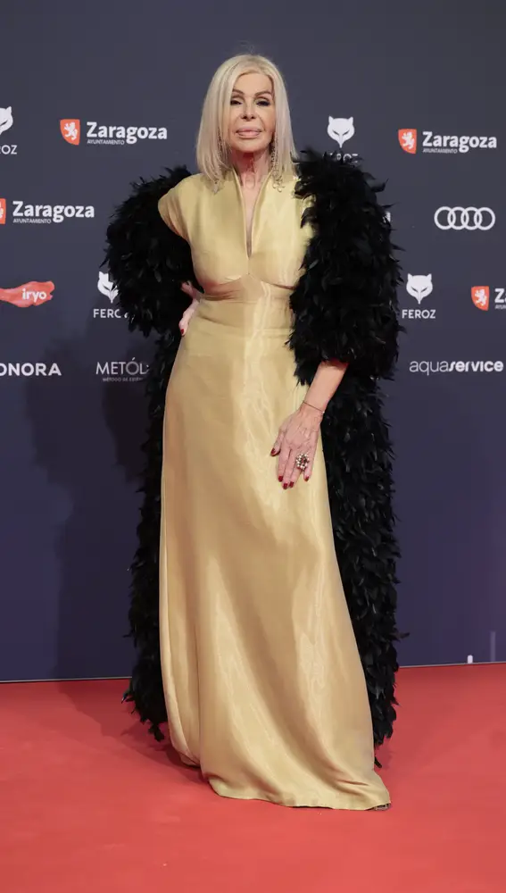 Bibiana Fernández en los premios Feroz 2023