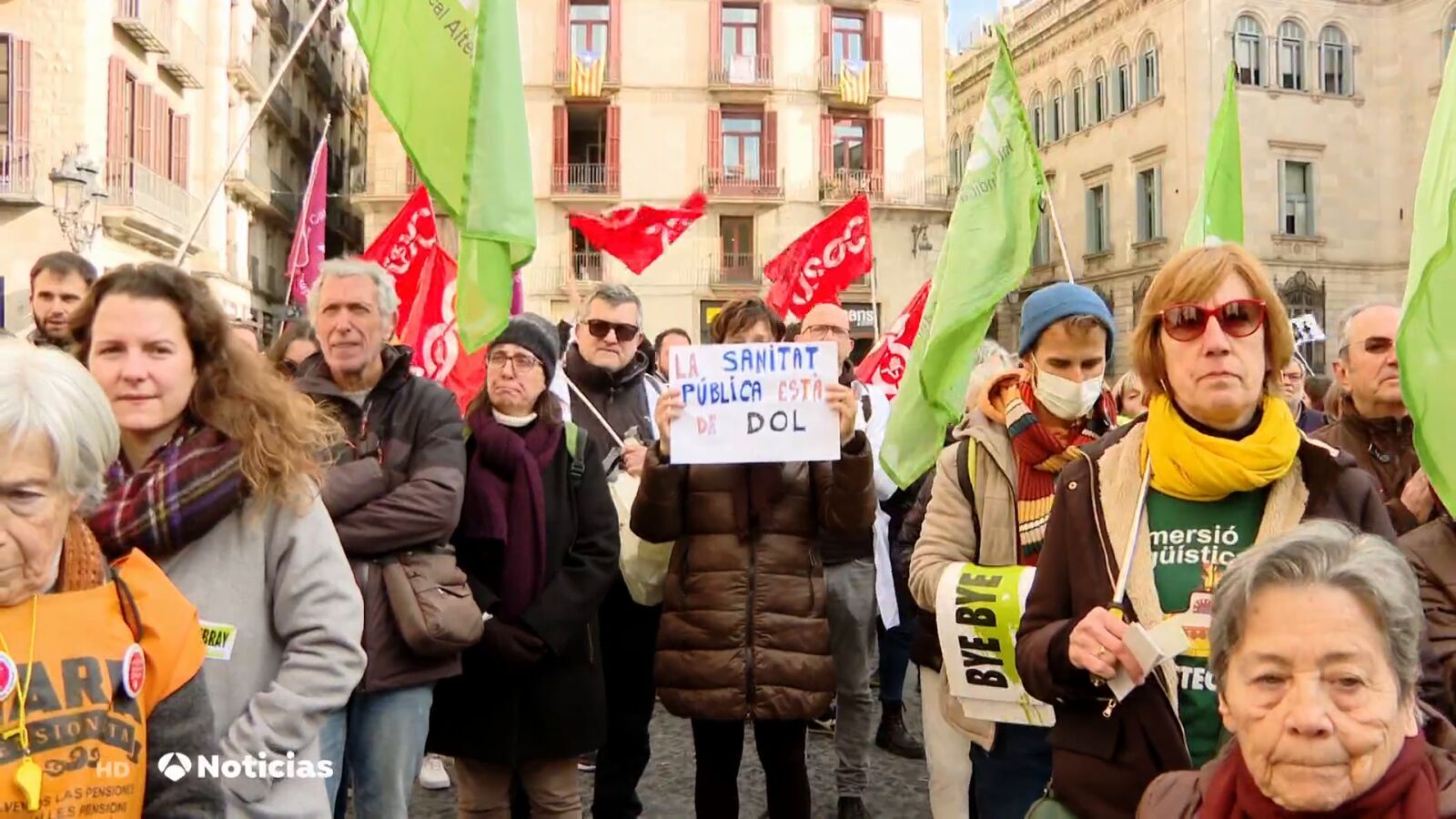 Los sanitarios piden más personal y mejores condiciones en diferentes concentraciones