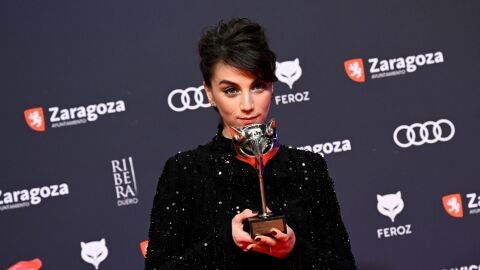 Claudia Salas, ganadora del premio Feroz a mejor actriz en serie