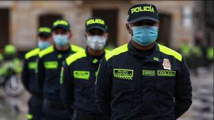 Agentes de Polic&iacute;a de Colombia