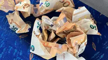 Lluvia de billetes en Málaga Lluvia de billetes en Málaga
