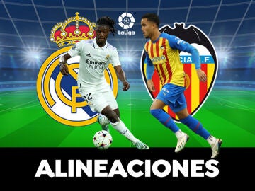 Real Madrid - Valencia: Alineaciones del partido de LaLiga
