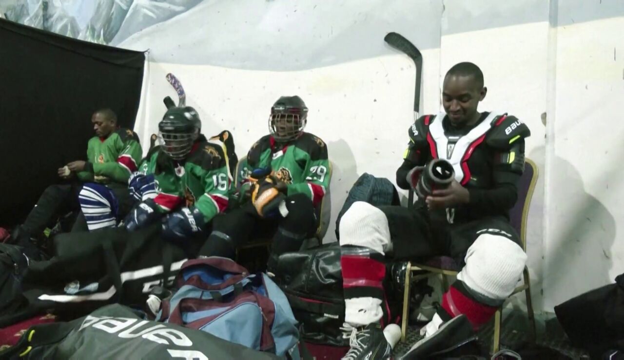 El equipo de los Ice Lions en Kenia