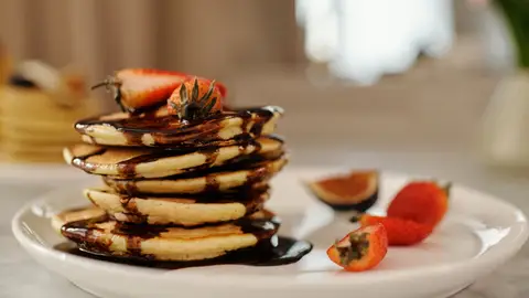 Tortitas americanas. Tortitas americanas.