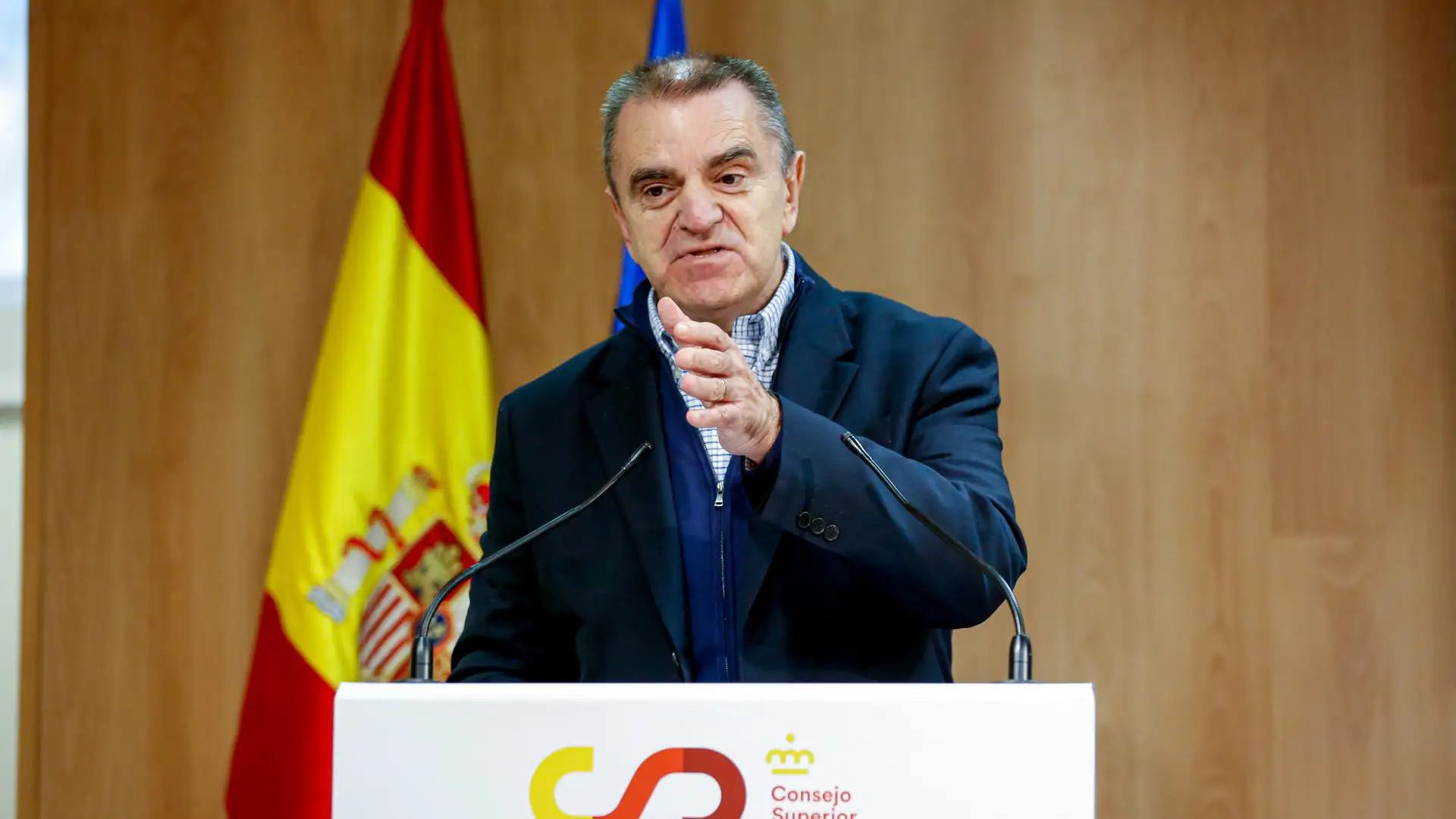 El presidente del CSD, Jos&eacute; Manuel Franco