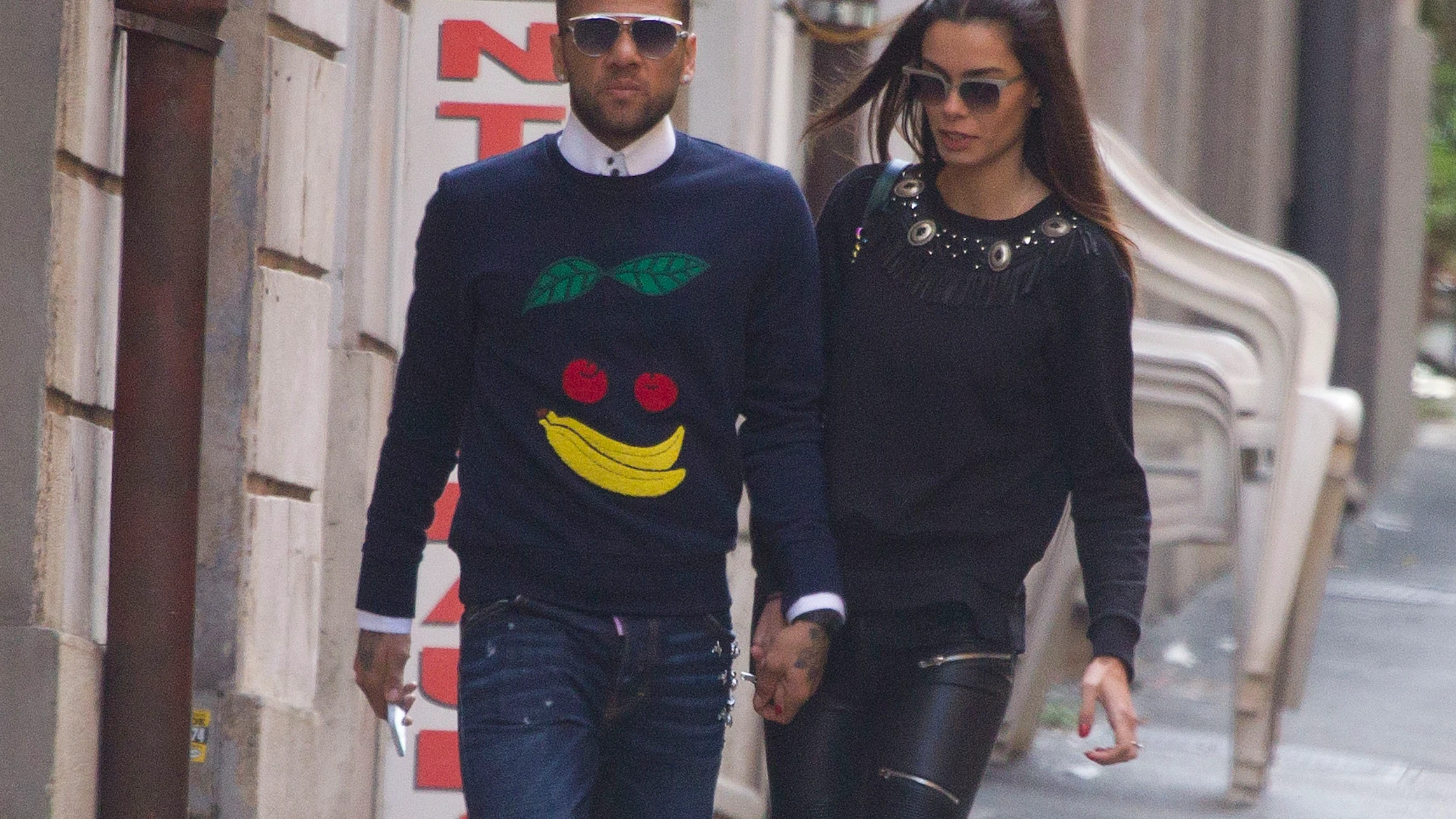 Dani Alves y Joana Sanz Dani Alves y Joana Sanz
