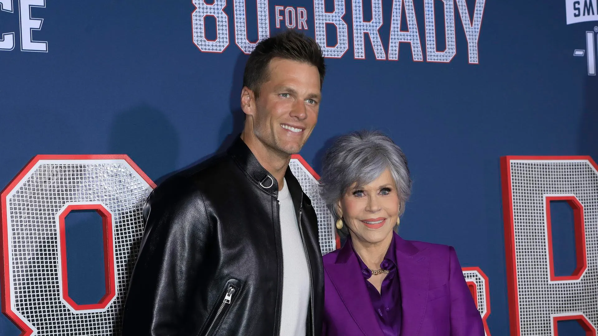 Tom Brady junto a Jane Fonda