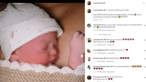 María Fernández-Rubíes anuncia que ha dado a luz a su segundo hijo María Fernández-Rubíes anuncia que ha dado a luz a su segundo hijo