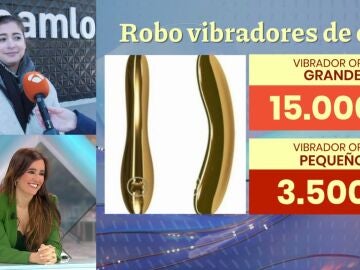 Robo vibradores de oro.