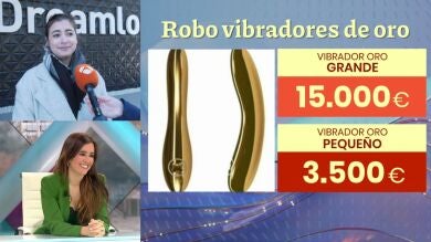 Así son los vibradores bañados en oro y diamantes que han robado de una fábrica de Sevilla