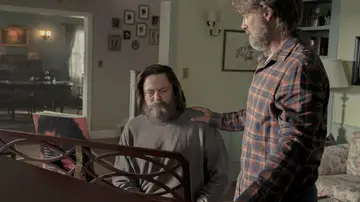 Nick Offerman y Murray Barlett como Bill y Frank en &#39;The Last of Us&#39;