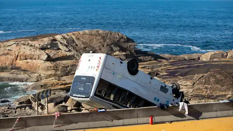 Una imagen del microbús Una imagen del microbús