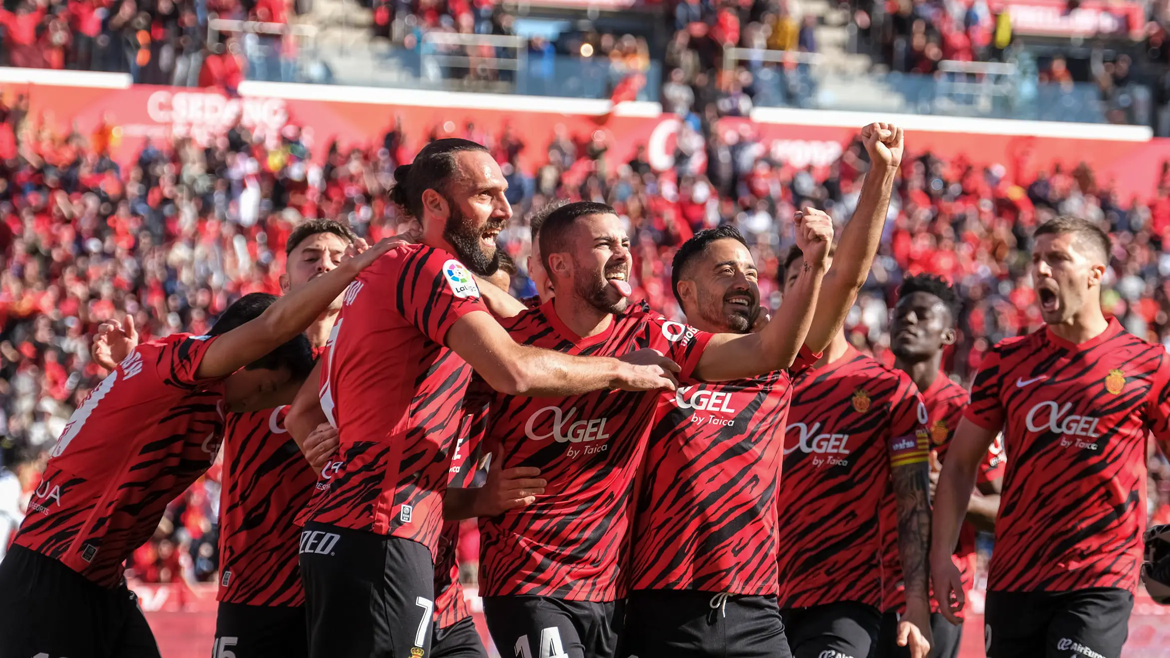 Muriqi celebra el gol de la victoria ante el Real Madrid