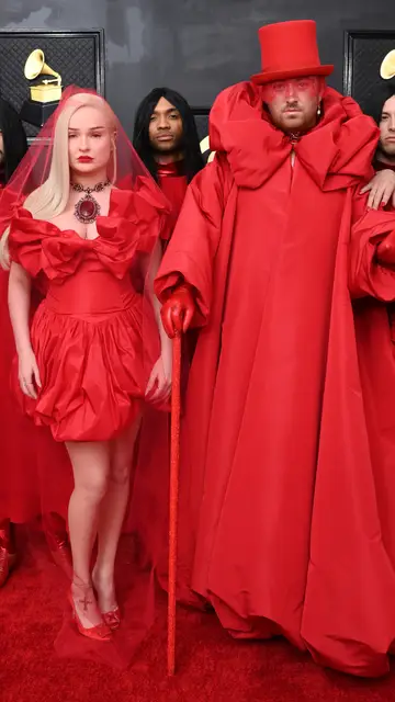 Kim Petras y Sam Smith en los premios Grammy 2023 Kim Petras y Sam Smith en los premios Grammy 2023